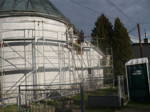 Rekonštrukcia fasády farského kostola