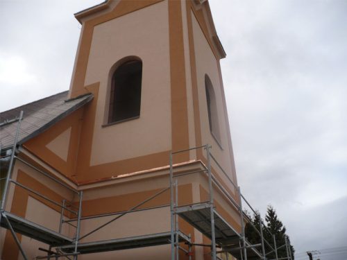 Rekonštrukcia fasády farského kostola