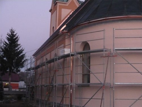 Rekonštrukcia fasády farského kostola